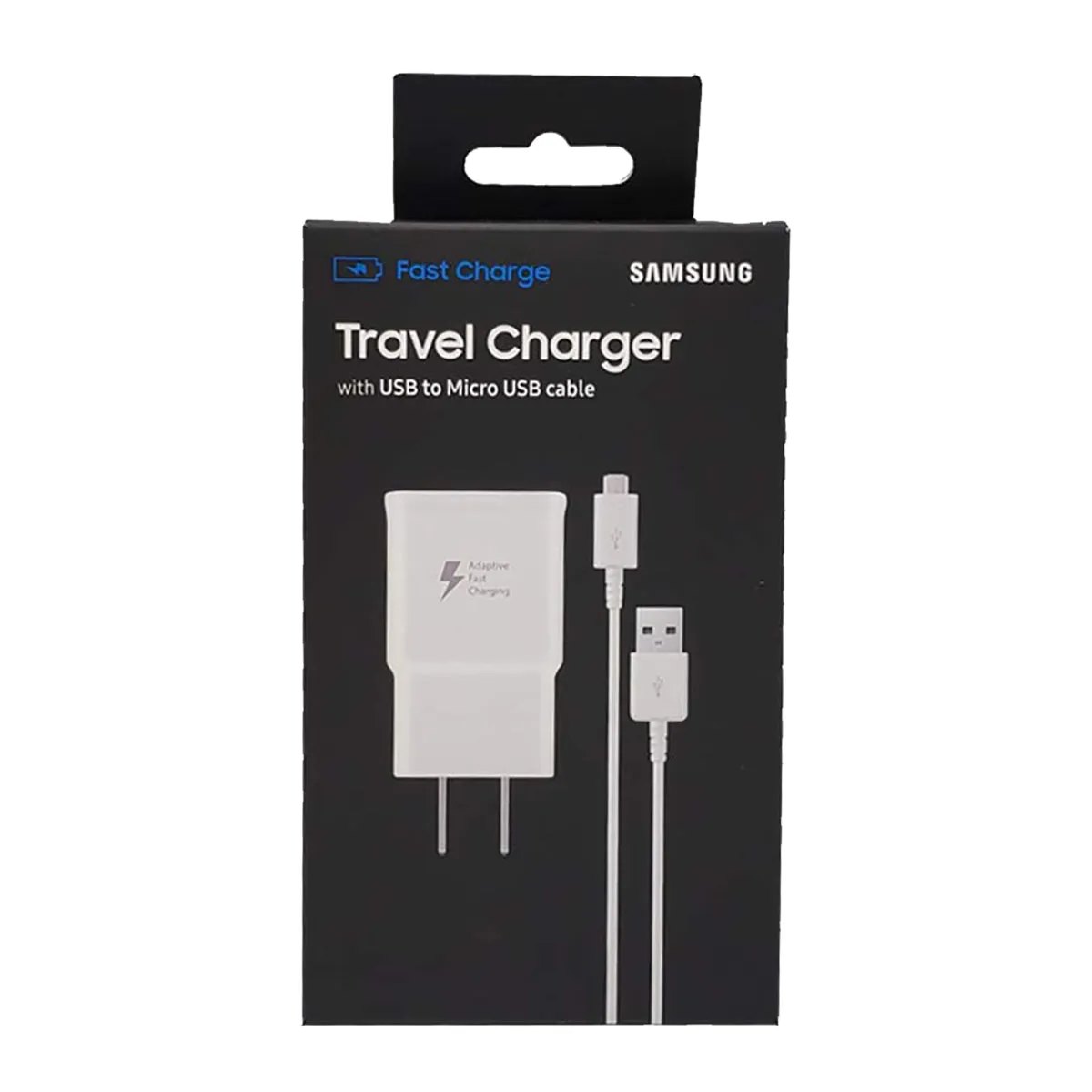 Samsung Adaptive Fast Charging Wall Charger (detachable Micro USB Cable) - White