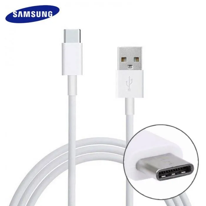 Samsung Galaxy A13 Support 15W Adaptive Fast Charge Type-C Cable White