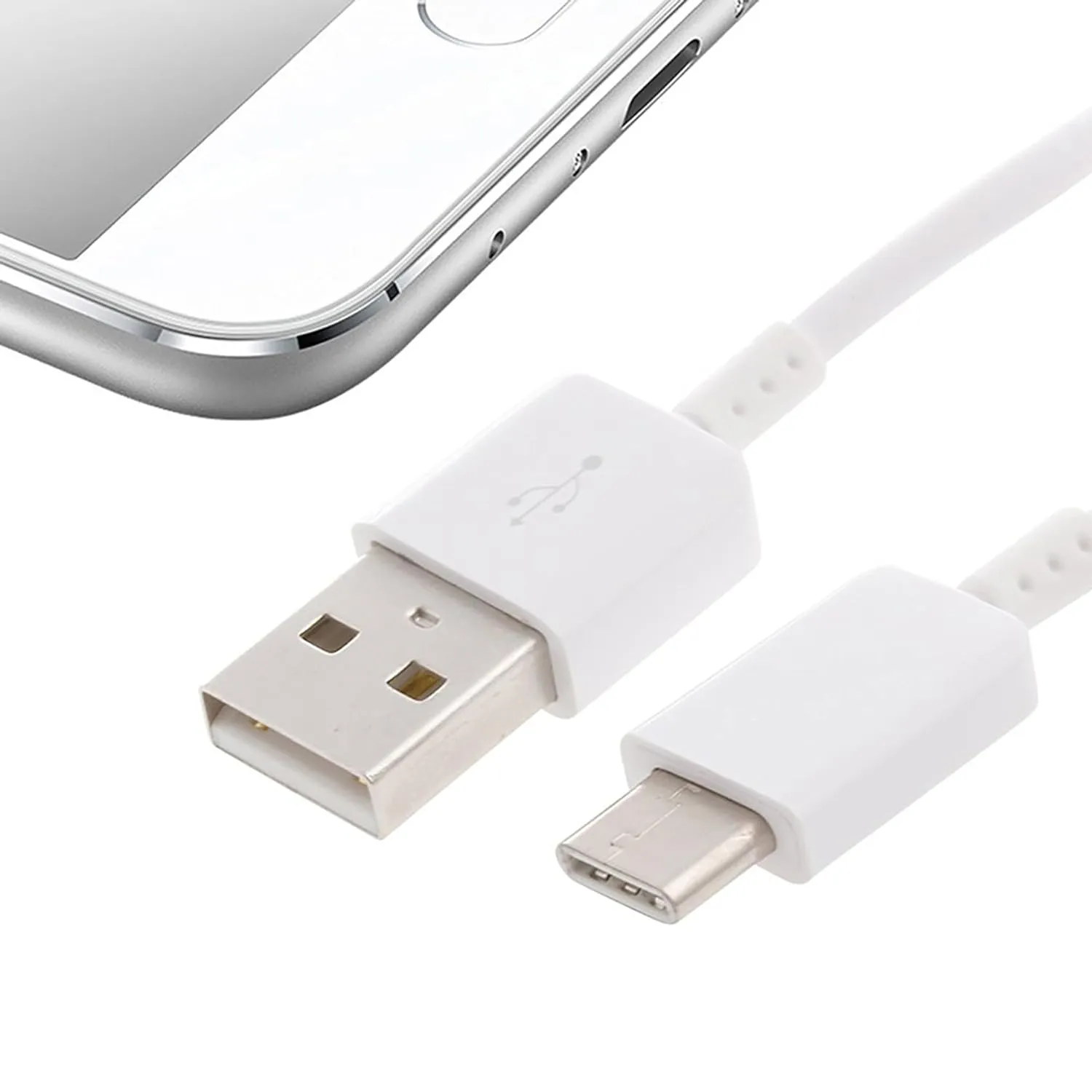 Samsung Galaxy A13 Support 15W Adaptive Fast Charge Type-C Cable White