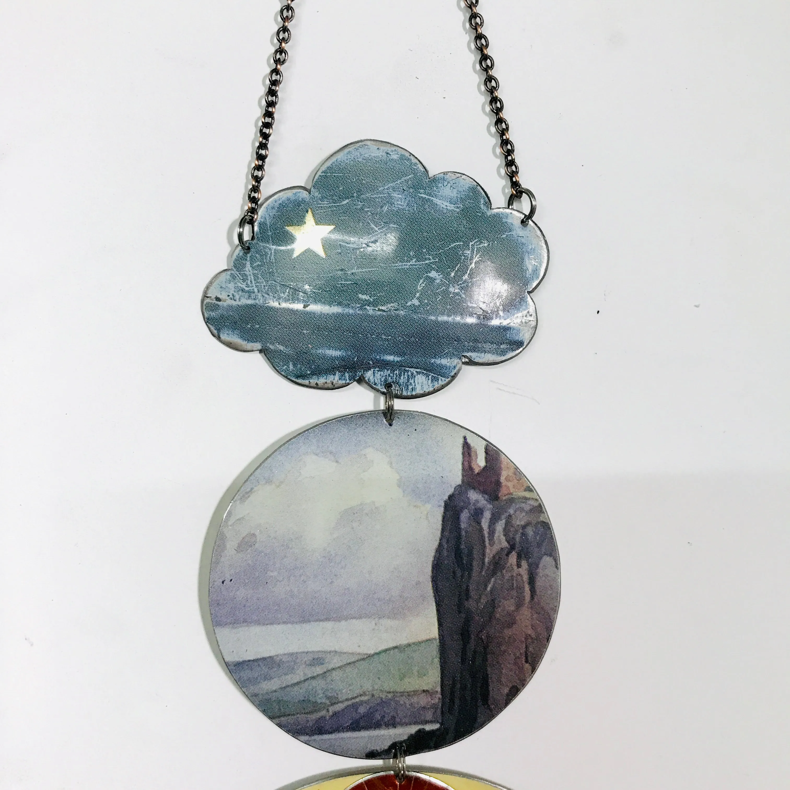 Scottish Cliff & Countryside Protective Eye Talisman Wall Hanging