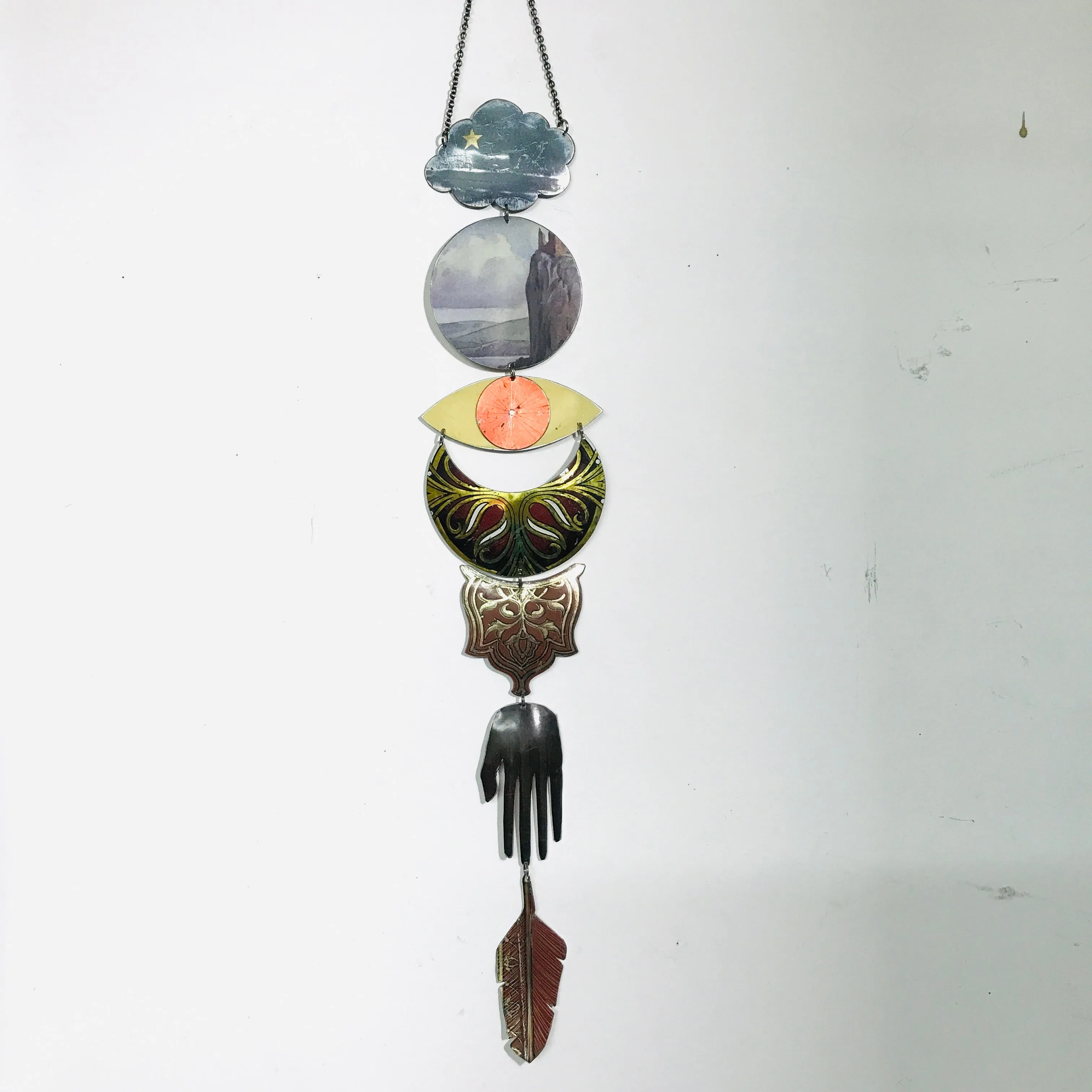 Scottish Cliff & Countryside Protective Eye Talisman Wall Hanging