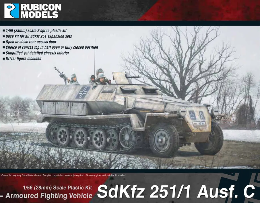 SdKfz 251/3 Ausf C Communication & Command Bundle: 280031 280039