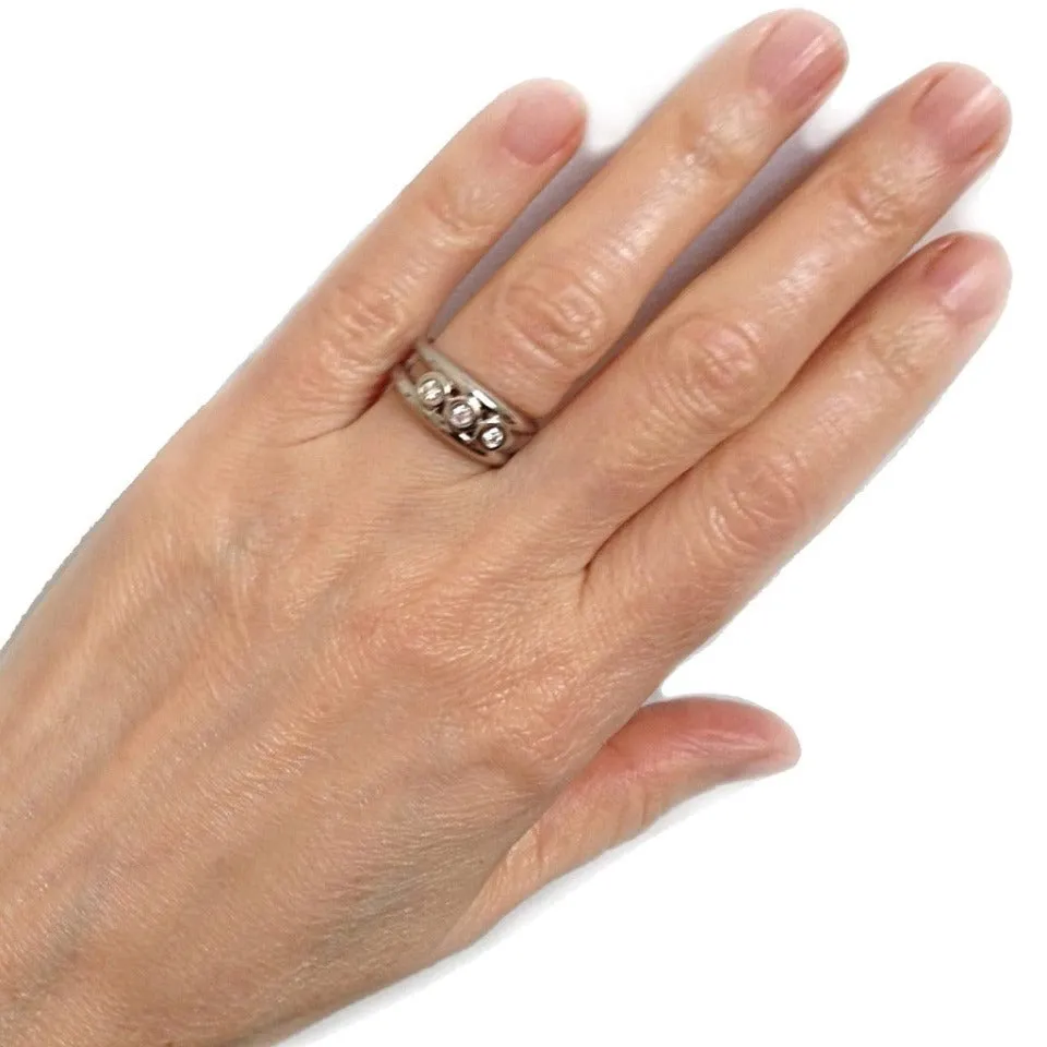 Series 45 | Torus Band, Pd.   Diamonds (SIZE 6.25)