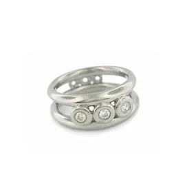 Series 45 | Torus Band, Pd.   Diamonds (SIZE 6.25)