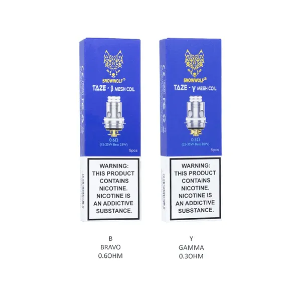SnowWolf Taze Coils (5-Pack)