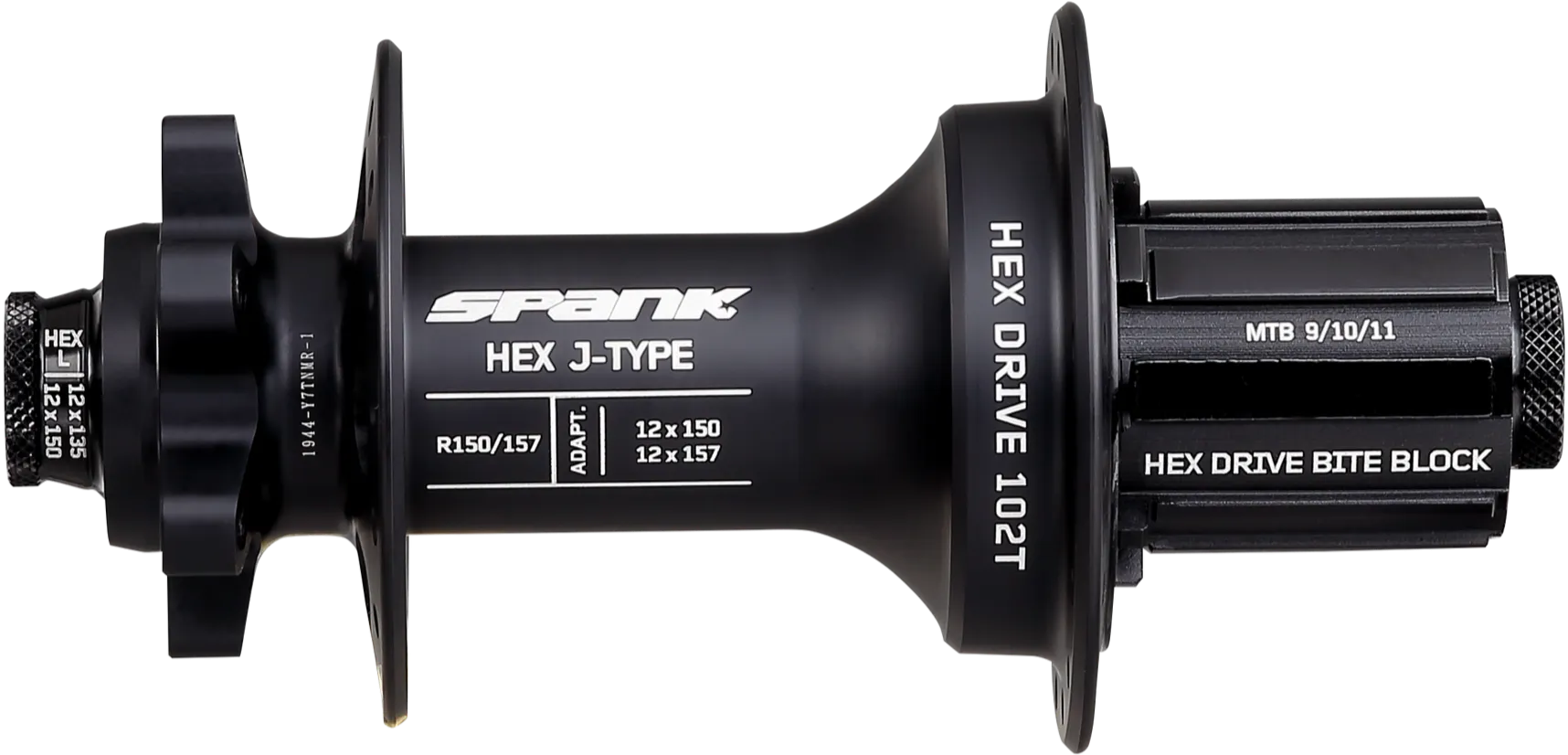 Spank Industries Hex J-Type 6-Bolt Disc Rear Hub