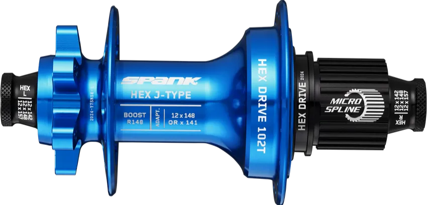 Spank Industries Hex J-Type 6-Bolt Disc Rear Hub