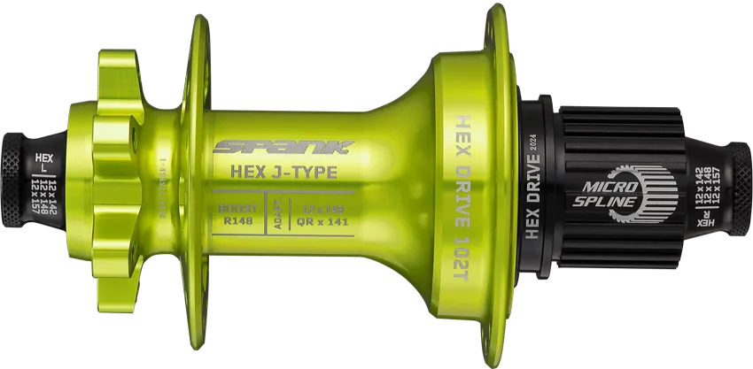 Spank Industries Hex J-Type 6-Bolt Disc Rear Hub