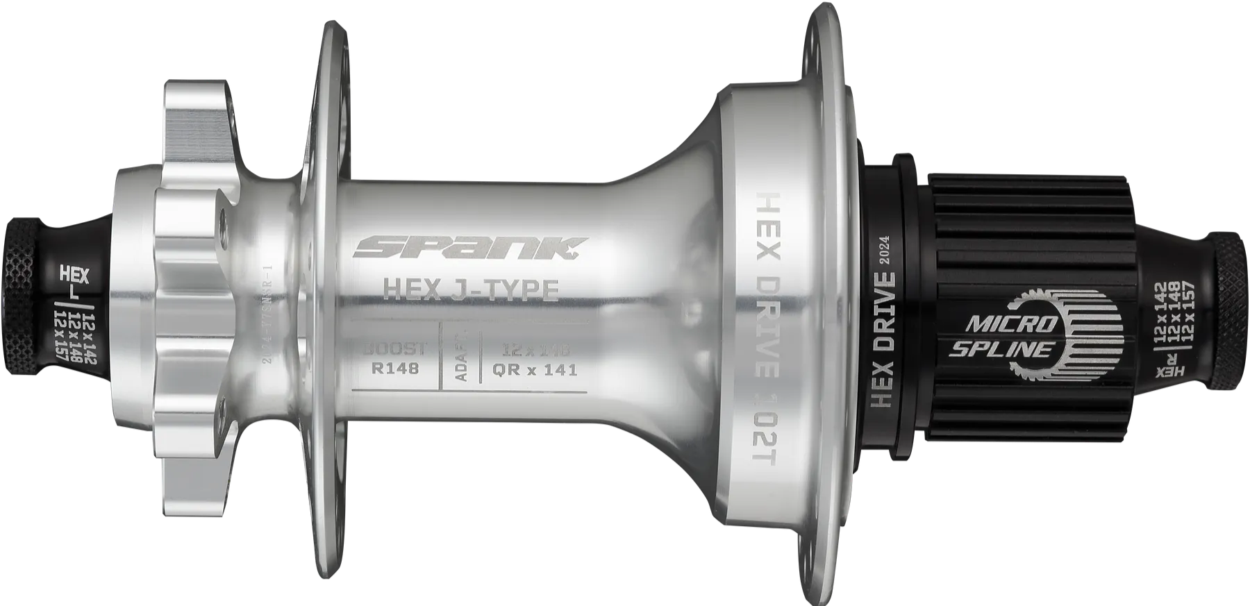 Spank Industries Hex J-Type 6-Bolt Disc Rear Hub