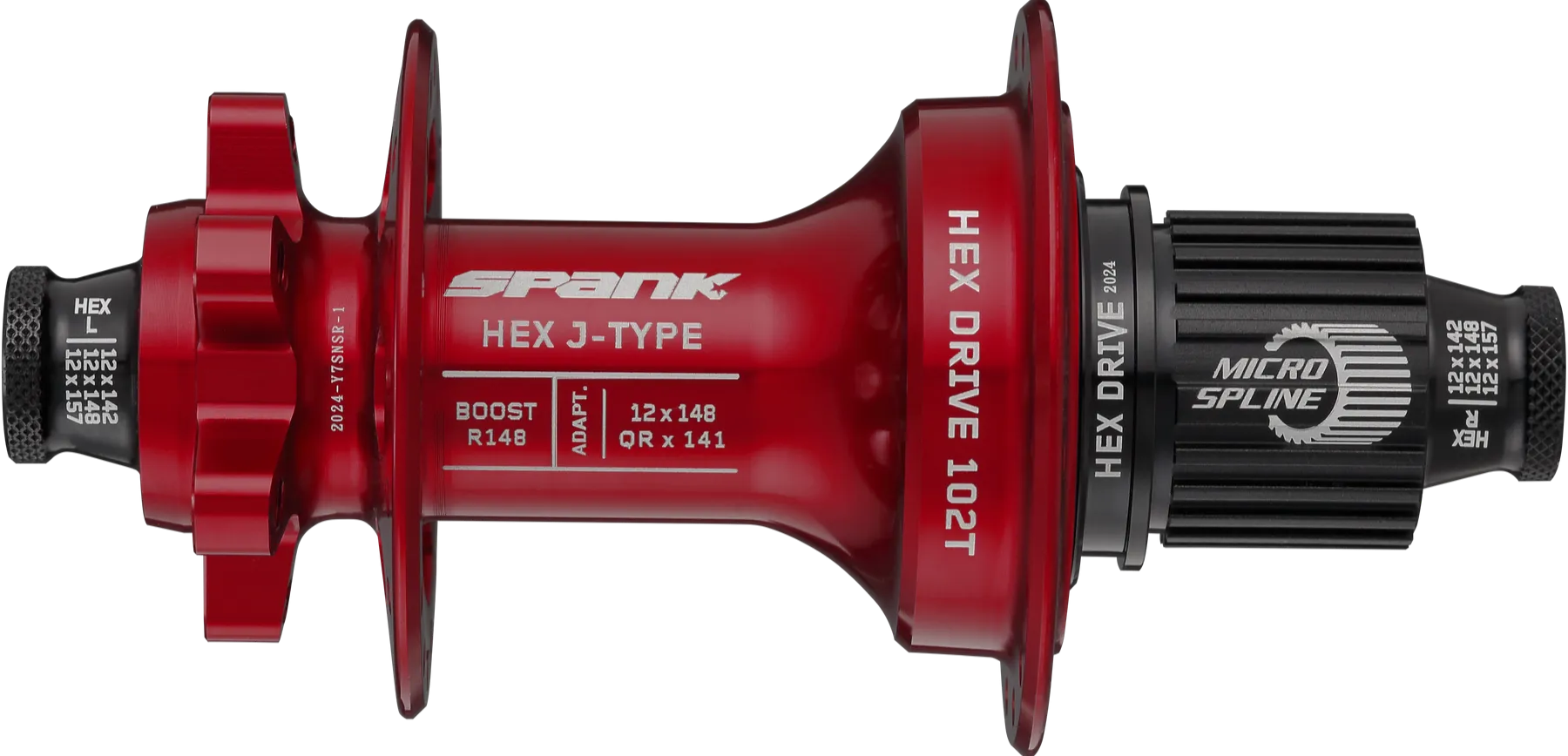 Spank Industries Hex J-Type 6-Bolt Disc Rear Hub