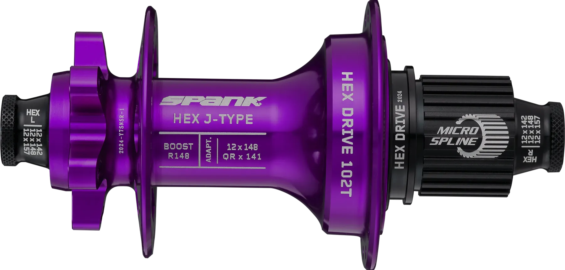 Spank Industries Hex J-Type 6-Bolt Disc Rear Hub