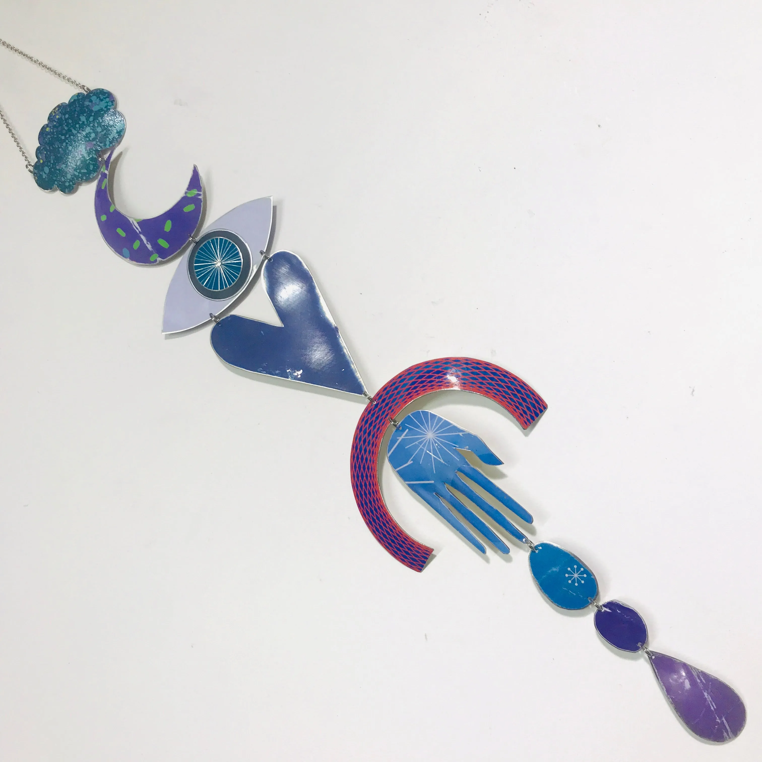 Spirograph Rainbow Protective Talisman Wall Hanging