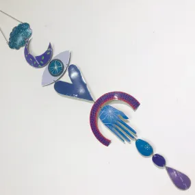 Spirograph Rainbow Protective Talisman Wall Hanging