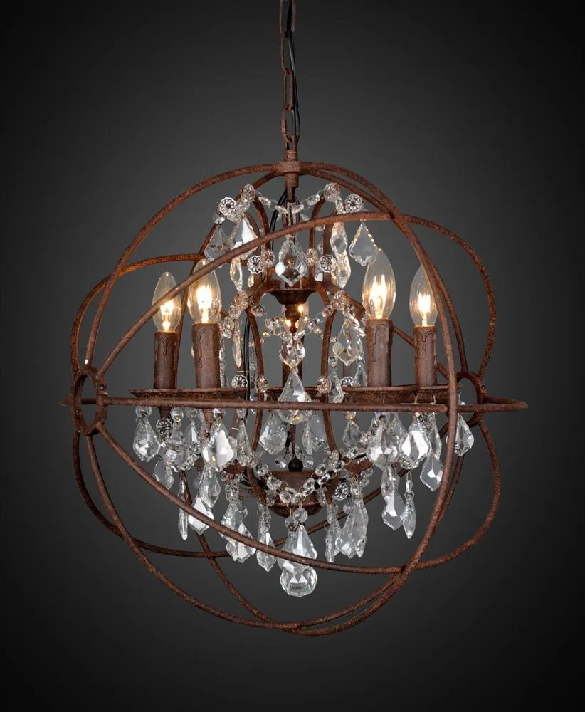 Sundance Chandelier medium in Rust