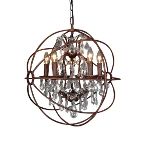 Sundance Chandelier medium in Rust