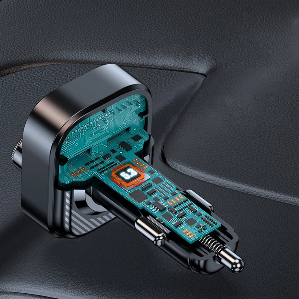 T18 FM Transmitter PD30W Fast Charging MP3 Player Wireless Radio