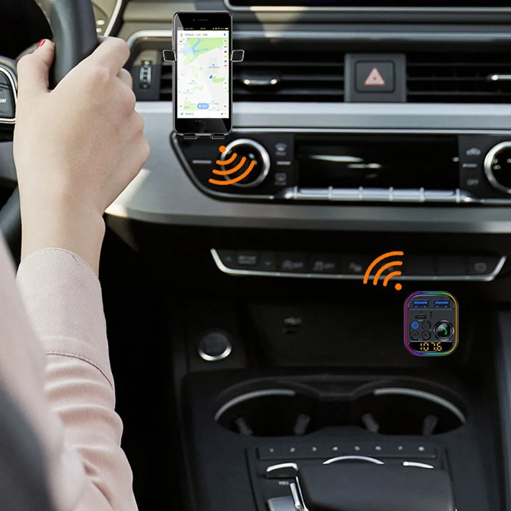 T18 FM Transmitter PD30W Fast Charging MP3 Player Wireless Radio