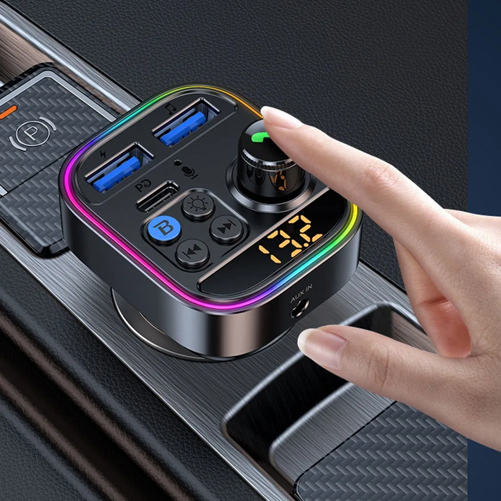 T18 FM Transmitter PD30W Fast Charging MP3 Player Wireless Radio