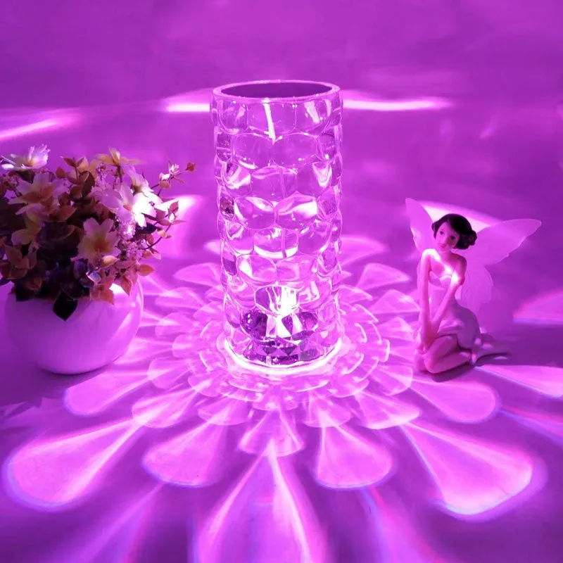 ✨Touching Control Rose Crystal Lamp🌹Free shipping