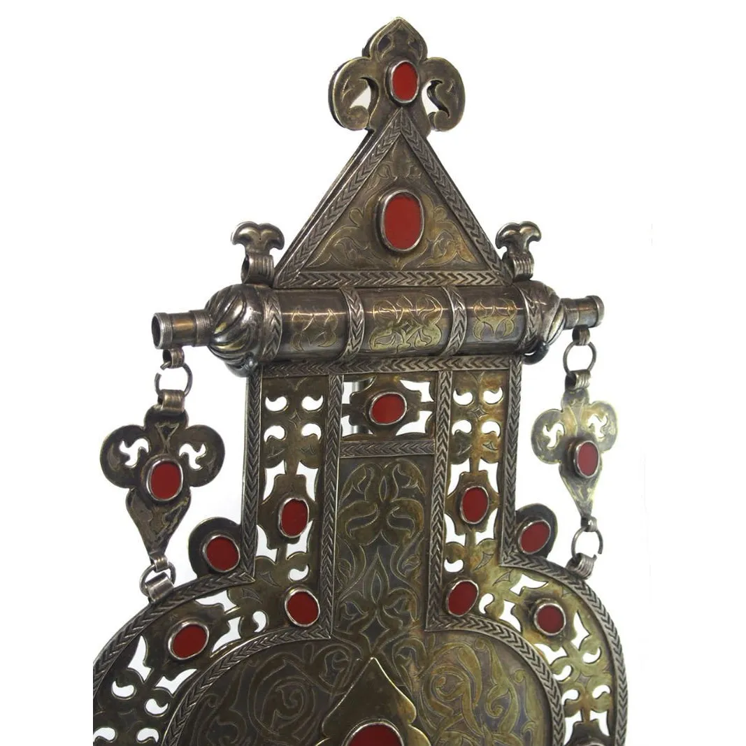 Turkmen Cordiform Heart Shape Pendant-09