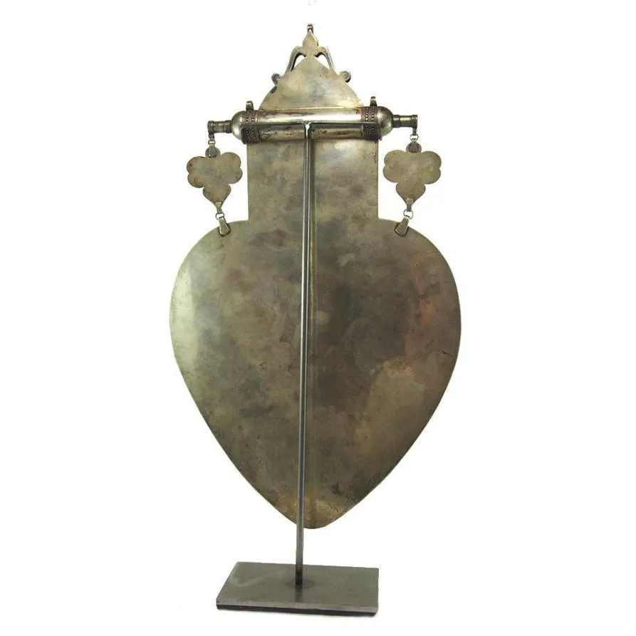 Turkmen Cordiform Heart Shape Pendant-10