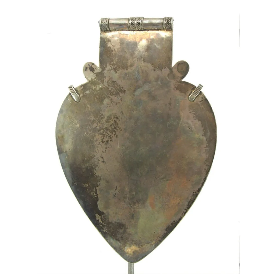 Turkmen Cordiform Heart Shape Pendant-11