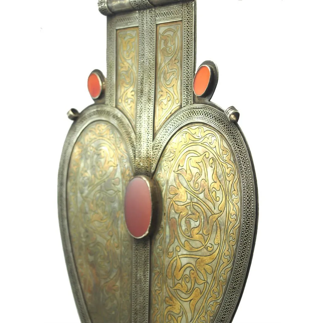 Turkmen Cordiform Heart Shape Pendant-11