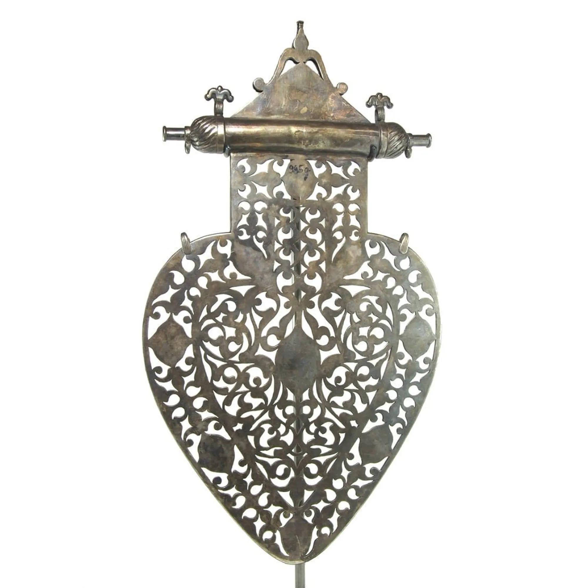 Turkmen Cordiform Heart Shape Pendant-12