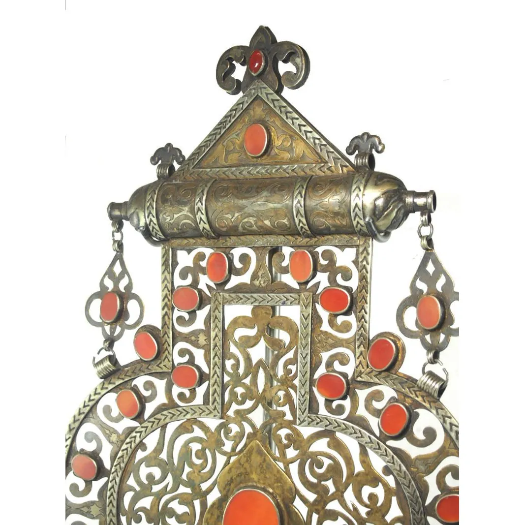 Turkmen Cordiform Heart Shape Pendant-13