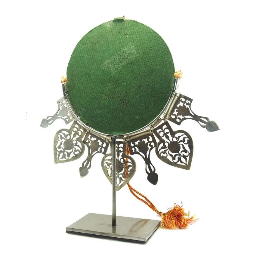 Turkmen Pectoral Disc Shape Antique Pendant Set-01