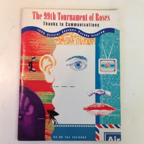 Vintage Official 1988 99th Tournament of Roses Thanks to Communication Souvenir Parade Program