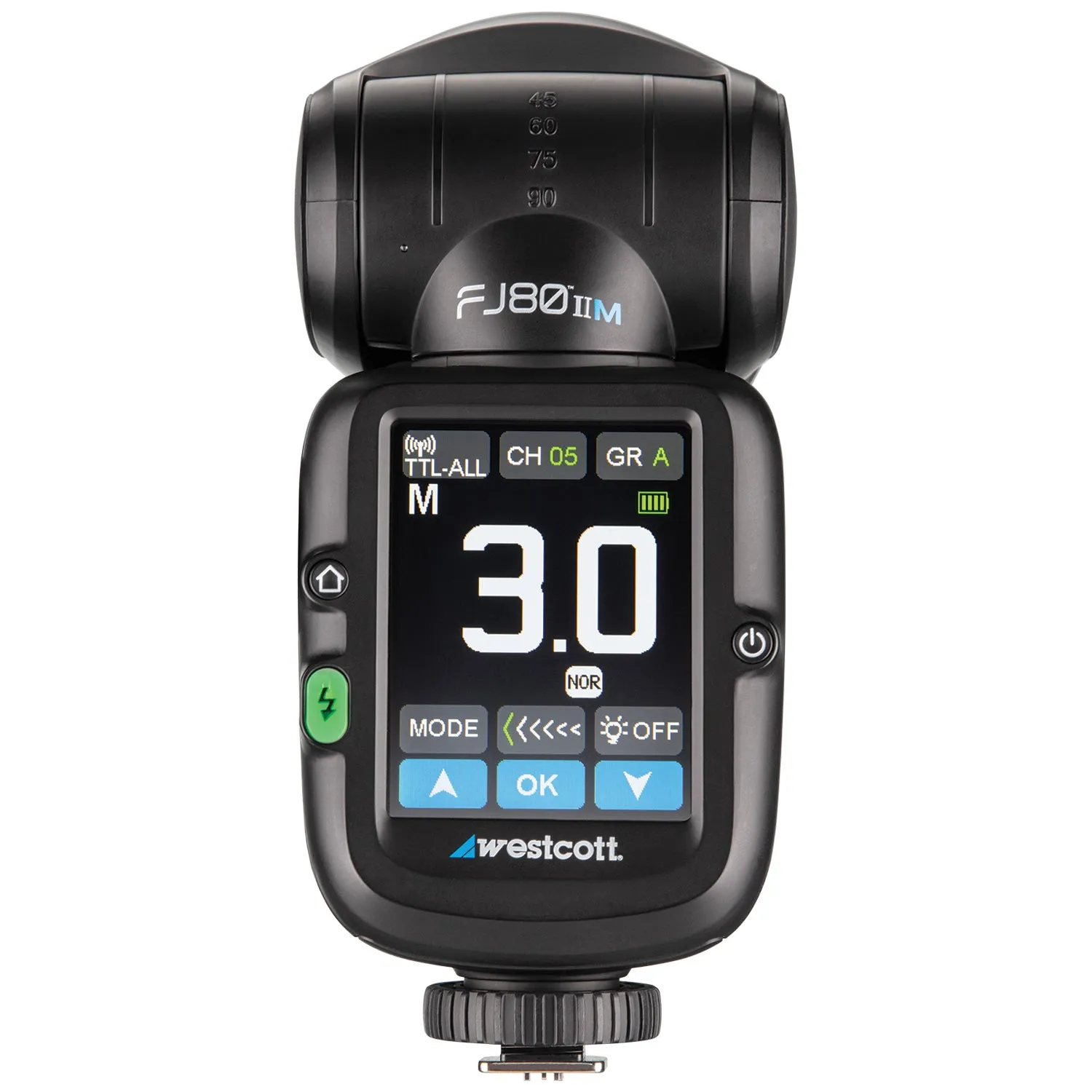 Westcott 4790N FJ80 II M Universal Touchscreen 80Ws Speedlight w/Multi-Brand Camera Mount