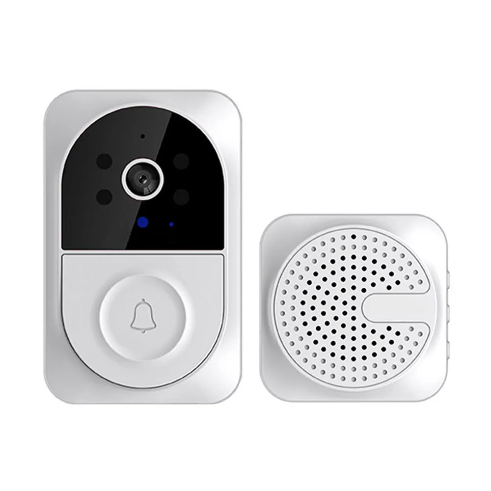 Wireless WiFi Video Doorbell Smart Door Ring with Camera Night Vision Security Bell