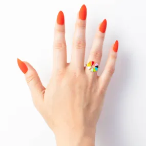Yellow Owl Workshop - Adjustable Ring - Color Wheel