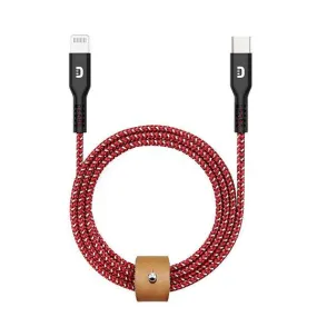 Zendure SuperCord USB-C to 8pin MFI Lightning Cable Red-2CC7